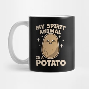 My Spirit Animal Is A Potato - Cute & Funny Kawaii Potato Mug